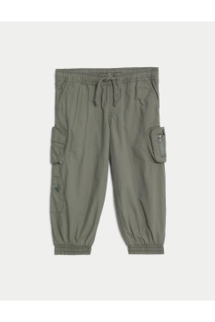 Pure Cotton Parachute Trousers