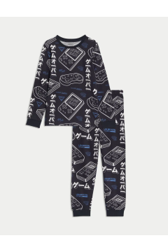 Pure Cotton Game Themed Pajama Set