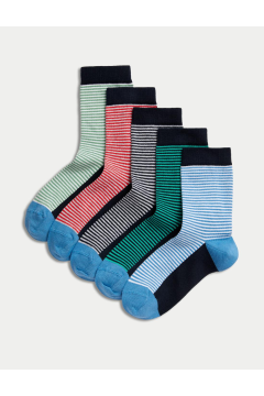 Set of 5 Striped Socks