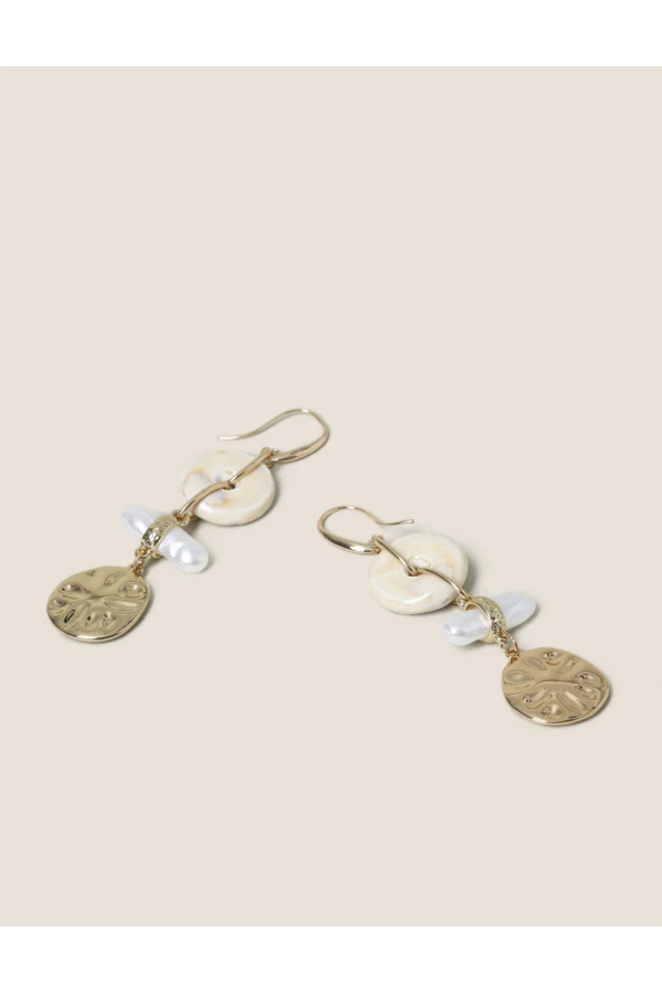 Pearl Detailed Dangles Earrings