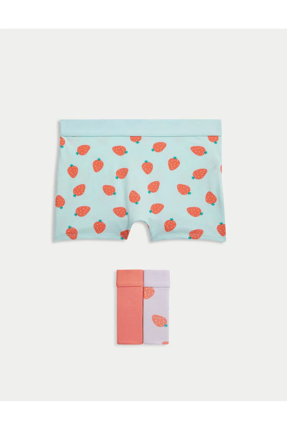 Strawberry Patterned 3-Piece Boxer Set