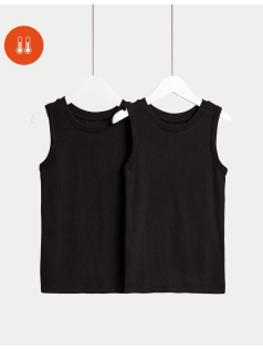 2-Pack Heatgen Thermal Undershirt Black