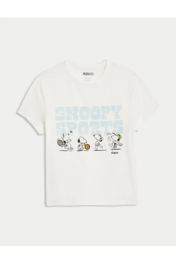 Pure Cotton Snoopy T-Shirt