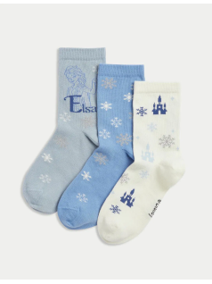 3-Piece Cotton Disney Frozen:trade_mark: Socks Set