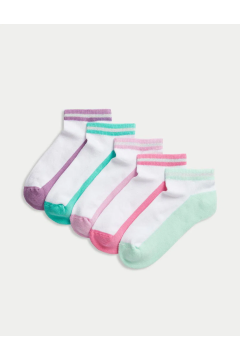 5-Pack Cotton Trainer Socks