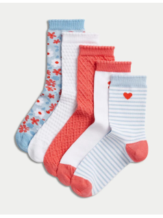 5-Pack Patterned Socks