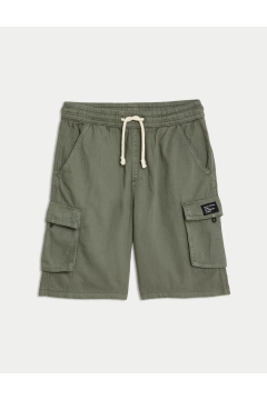 Pure Cotton Cargo Shorts