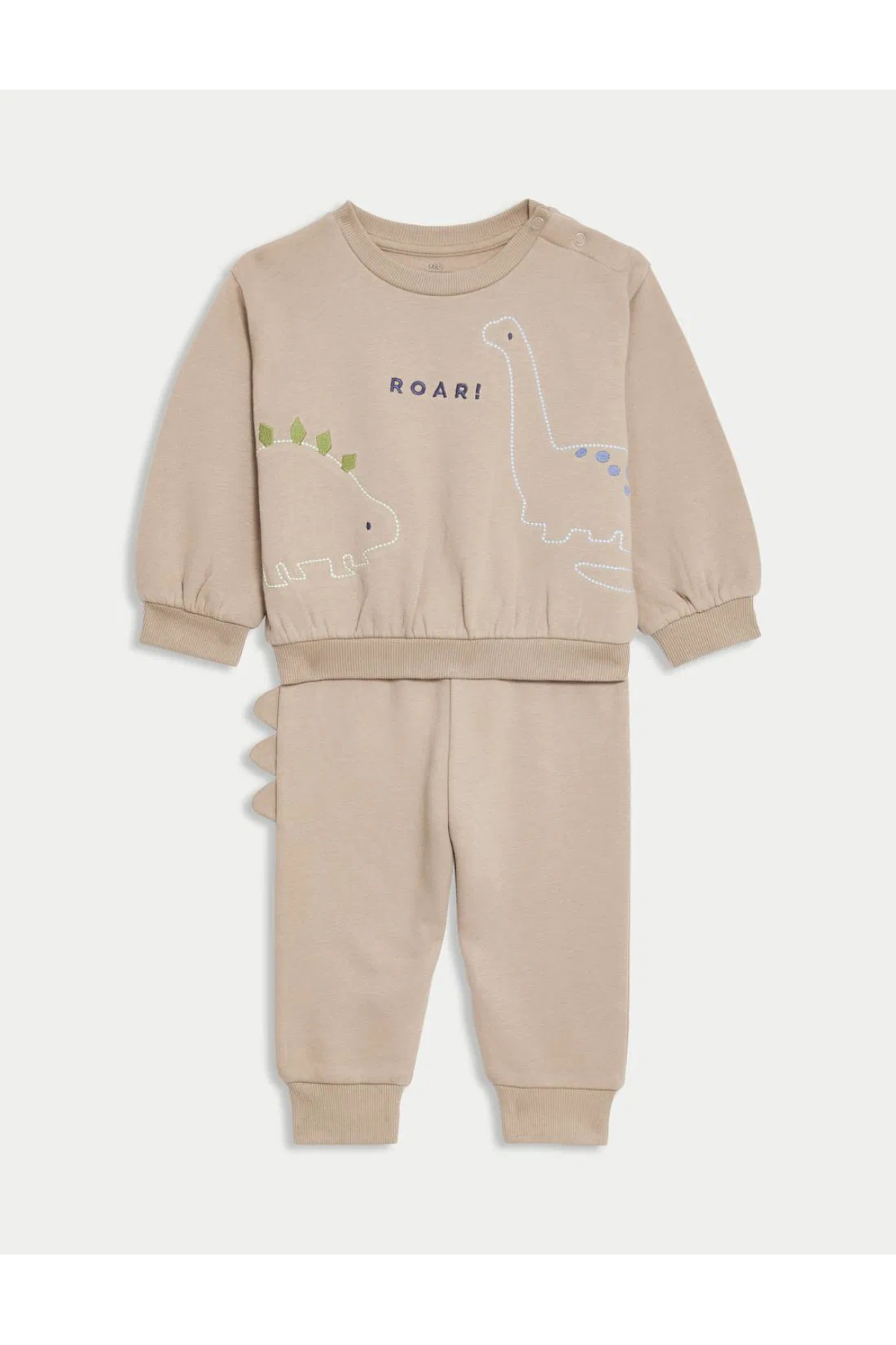 Dinosaur Patterned Pajama Set