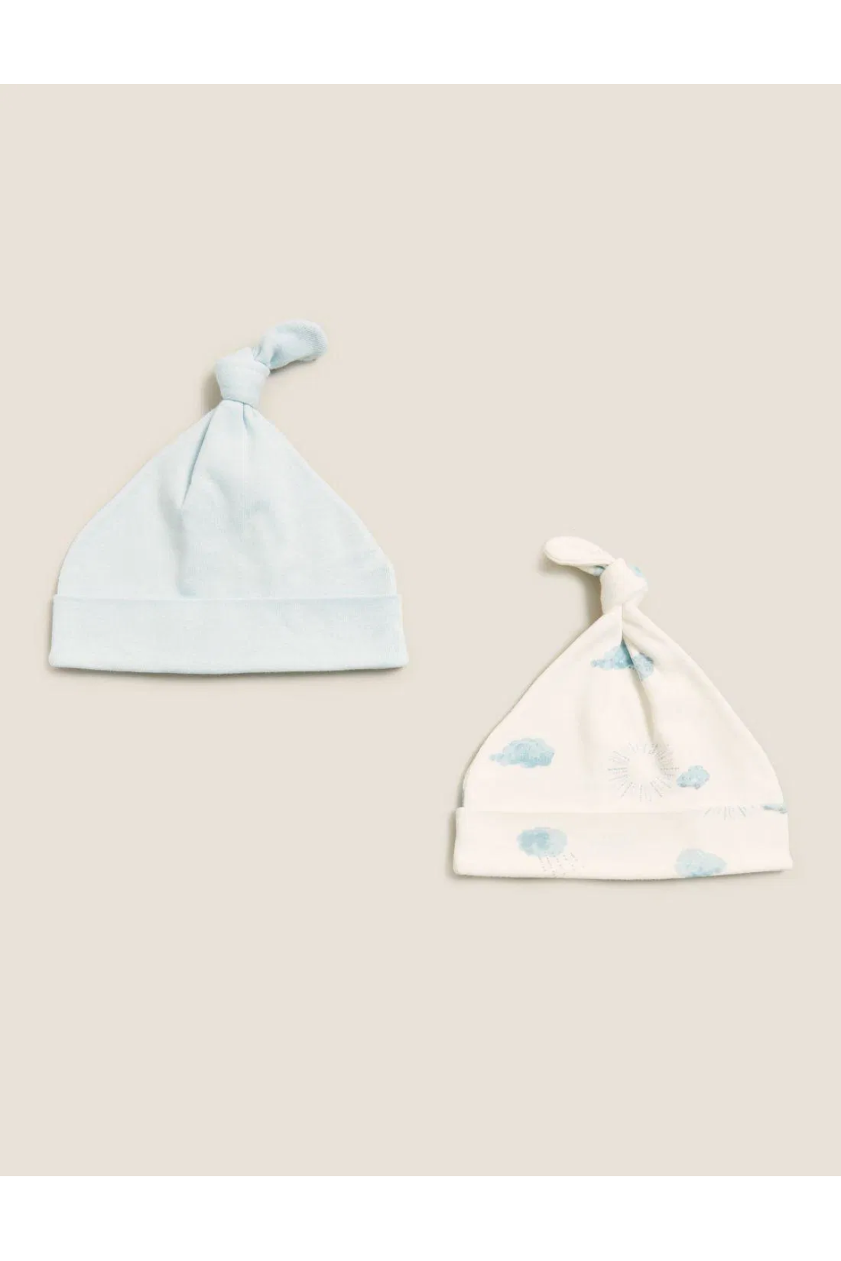 Pure Cotton 2-Pack Hat (0-12 Months)