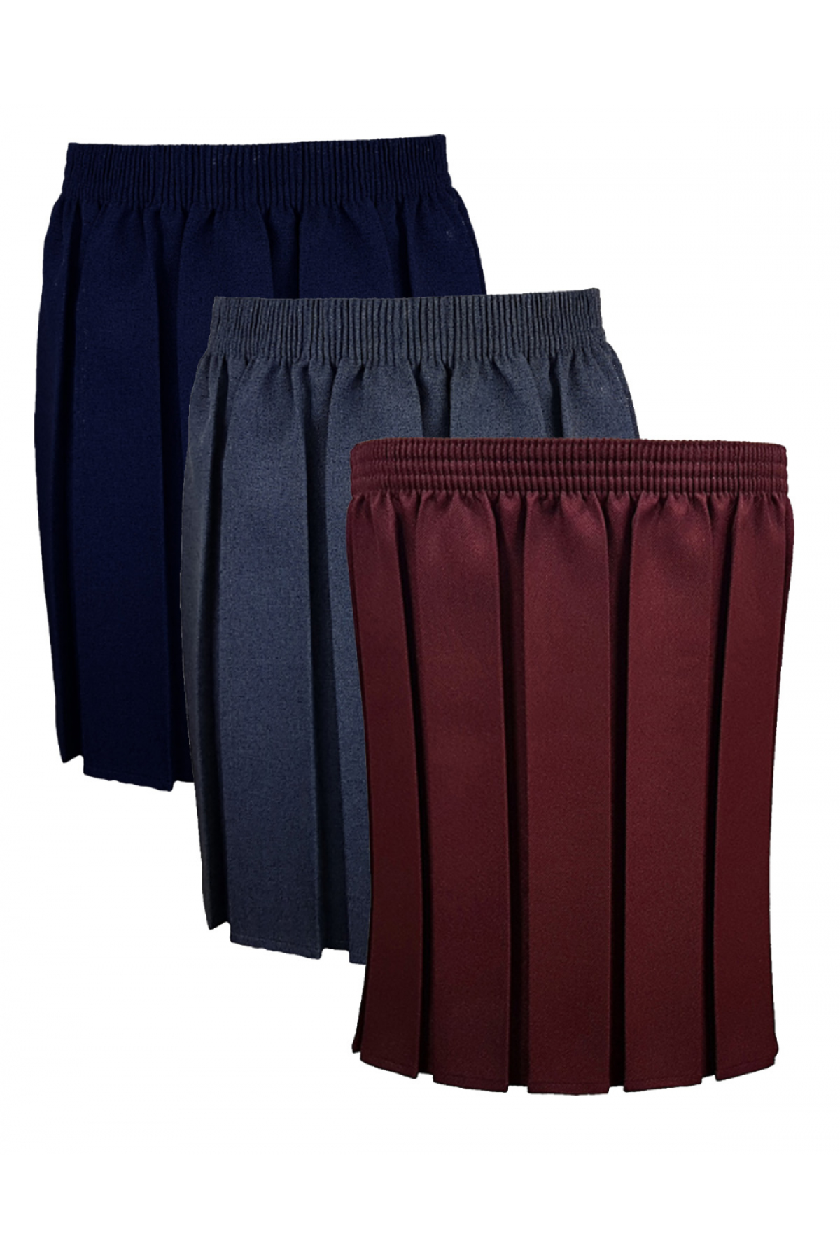 Box Pleat Skirt (Elasticated)